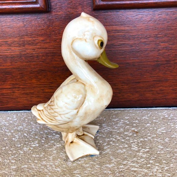 Vintage Mid Century Japan Ceramic Duck Figurine - Picture 5 of 9